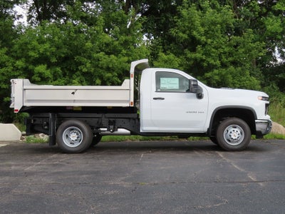 2025 Chevrolet Silverado 3500HD Work Truck MONROE 9' MTE D-SERIES, STAINLESS STELL, 3-4 YD CA