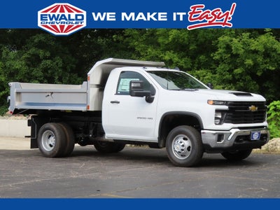 2025 Chevrolet Silverado 3500HD Work Truck MONROE 9',MTE D-SERIES, STAINLESS STEEL, 3-4 YD CA