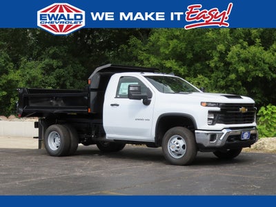 2025 Chevrolet Silverado 3500HD Work Truck MONROE 9', MTE D-SERIES, MILD STEEL, 3-4 YD CAPACI