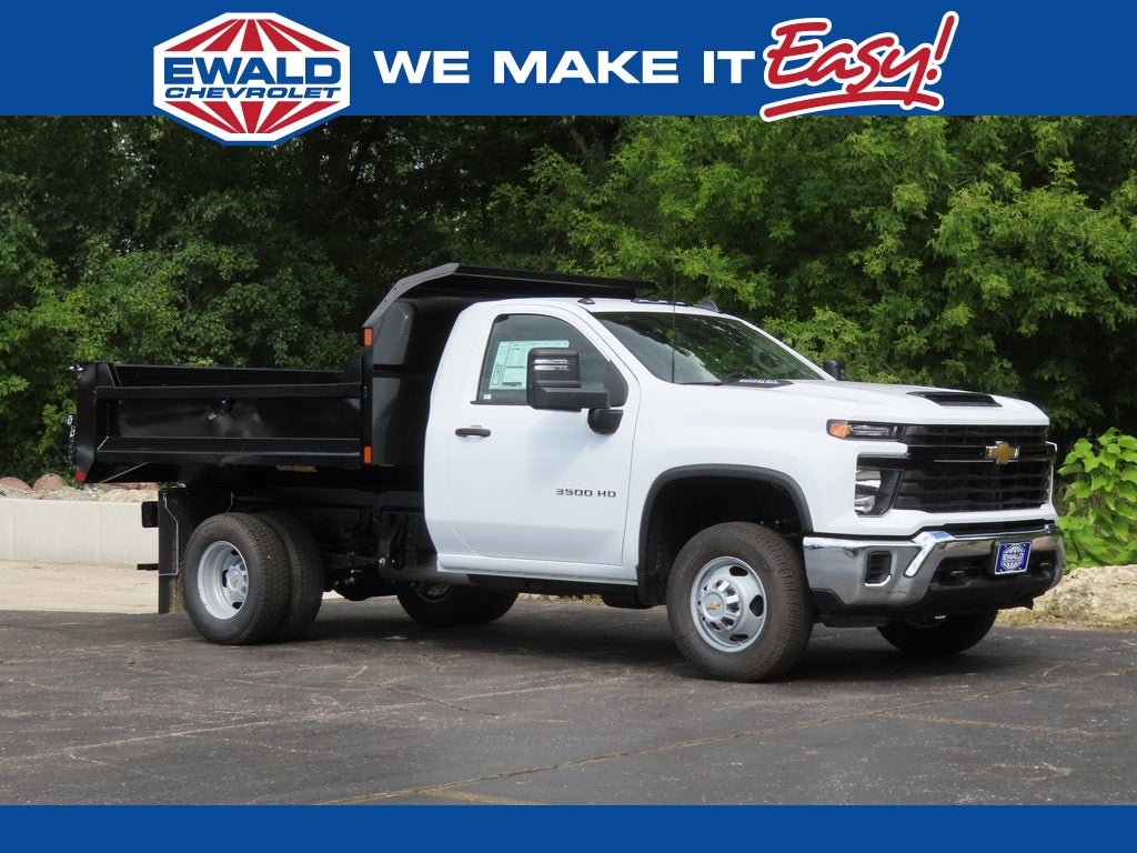 2025 Chevrolet Silverado 3500HD Work Truck MONROE 9', MTE D-SERIES, MILD STEEL, 3-4 YD CAPACI