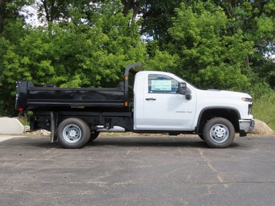 2025 Chevrolet Silverado 3500HD Work Truck MONROE 9', MTE D-SERIES, MILD STEEL, 3-4 YD CAPACI