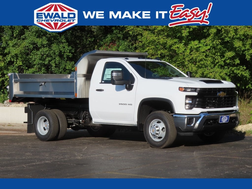 2025 Chevrolet Silverado 3500HD Work Truck MONROE 9', MTE D-SERIES, STAINLESS STEEL, 3-4 YD C