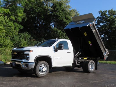 2025 Chevrolet Silverado 3500HD Work Truck MONROE 9', MTE D-SERIES, STAINLESS STEEL, 3-4 YD C