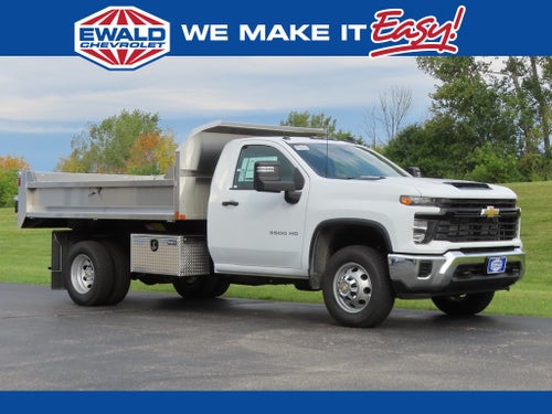 2025 Chevrolet Silverado 3500HD Work Truck MONROE 11' MTE D-SERIES, STAINLESS STEEL, 4-5 YD C