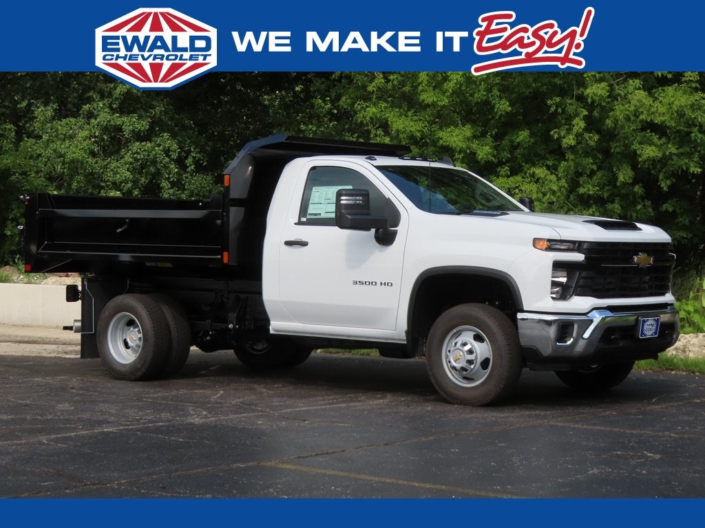 2025 Chevrolet Silverado 3500HD Work Truck MONROE 9', MTE D-SERIES, MILD STEEL, 3-4YD CAPACIT