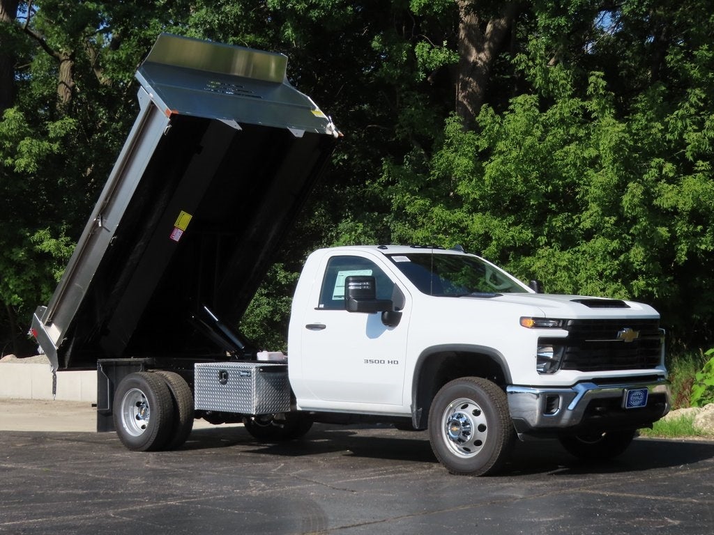 2025 Chevrolet Silverado 3500HD Work Truck MONROE MTE D-SERIES, STAINLESS STEEL, 4-5 YD CAPAC