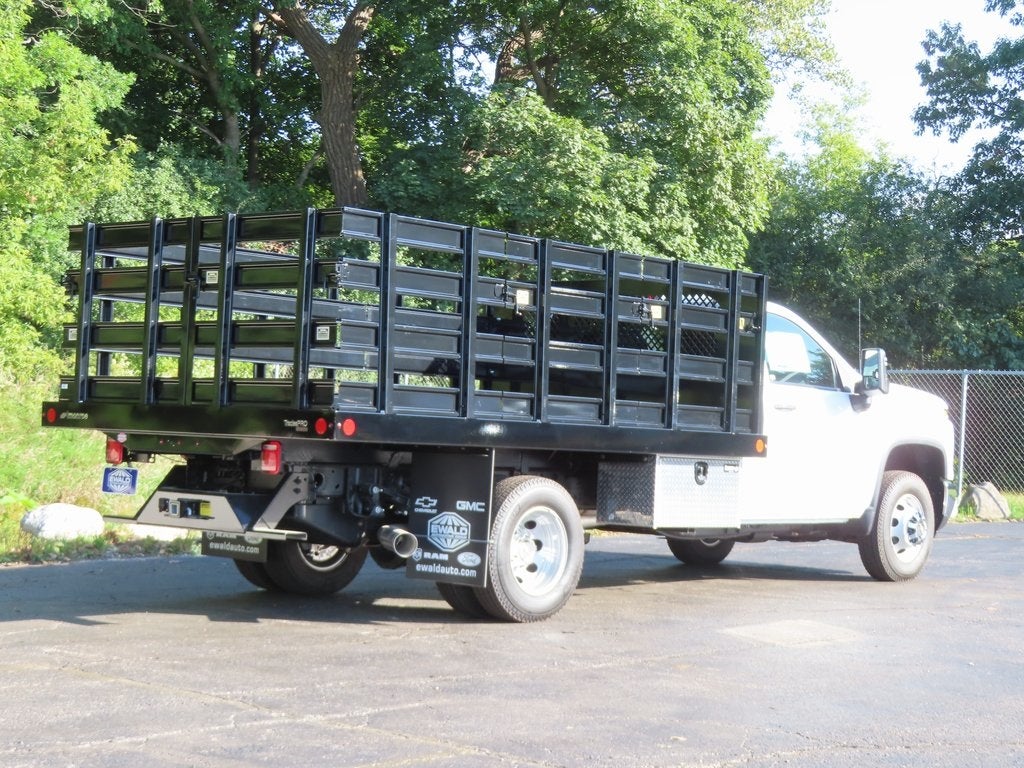 2025 Chevrolet Silverado 3500HD Work Truck MONROE 12'6" MTE P-SERIES, WOOD FLOOR BODY, TRADES
