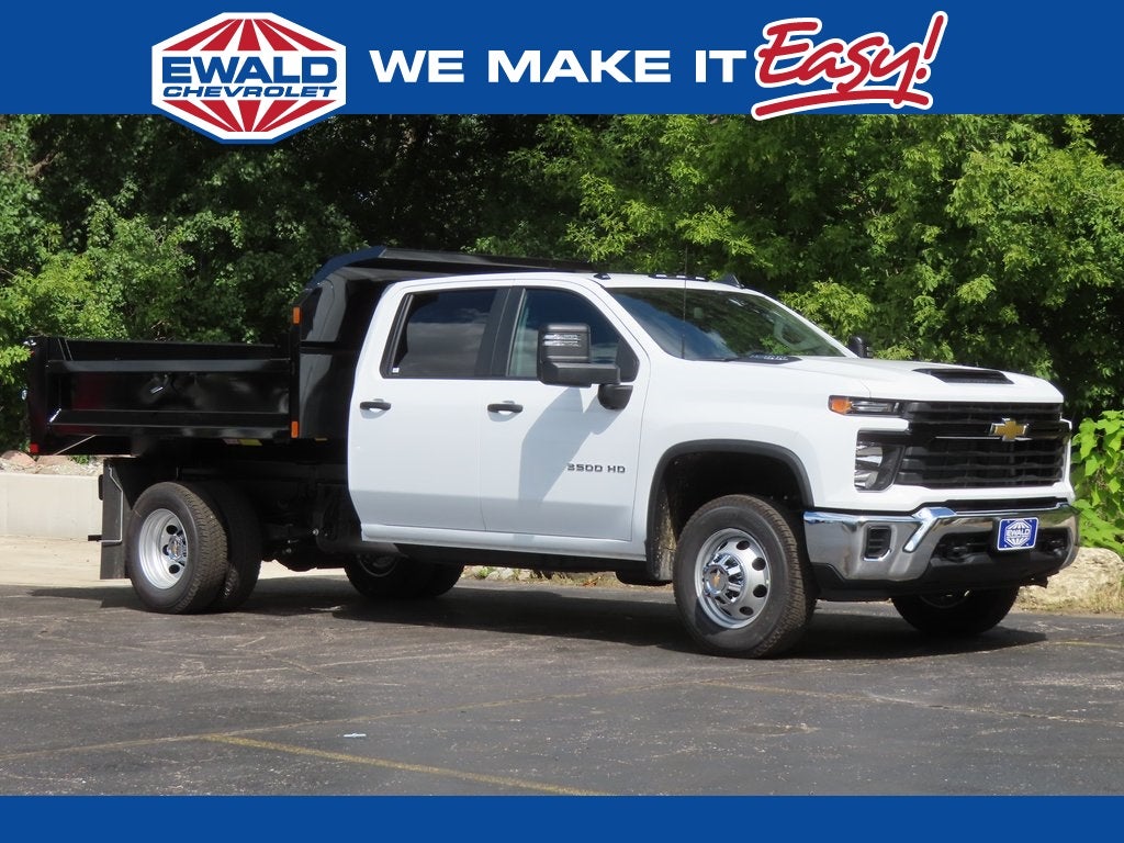 2025 Chevrolet Silverado 3500HD Work Truck MONROE 9', MTE D-SERIES, MILD STEEL, 3-4 YD CAPACI