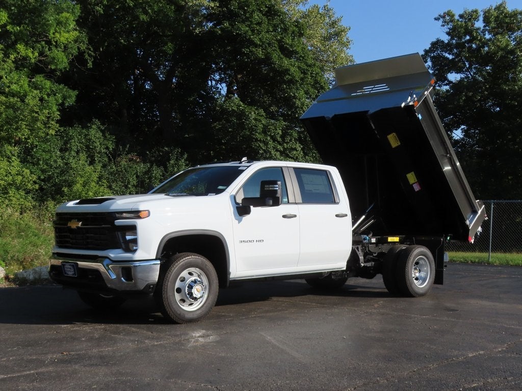 2025 Chevrolet Silverado 3500HD Work Truck MONROE 9' MTE D-SERIES, STAINLESS STEEL, 3-4 YARD