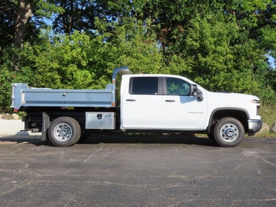2025 Chevrolet Silverado 3500HD Work Truck MONROE 9' MTE D-SERIES, STAINLESS STEEL, 3-4 YARD