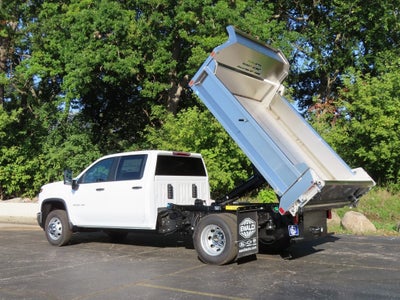 2025 Chevrolet Silverado 3500HD Work Truck MONROE 9' MTE D-SERIES, STAINLESS STEEL, 3-4 YARD