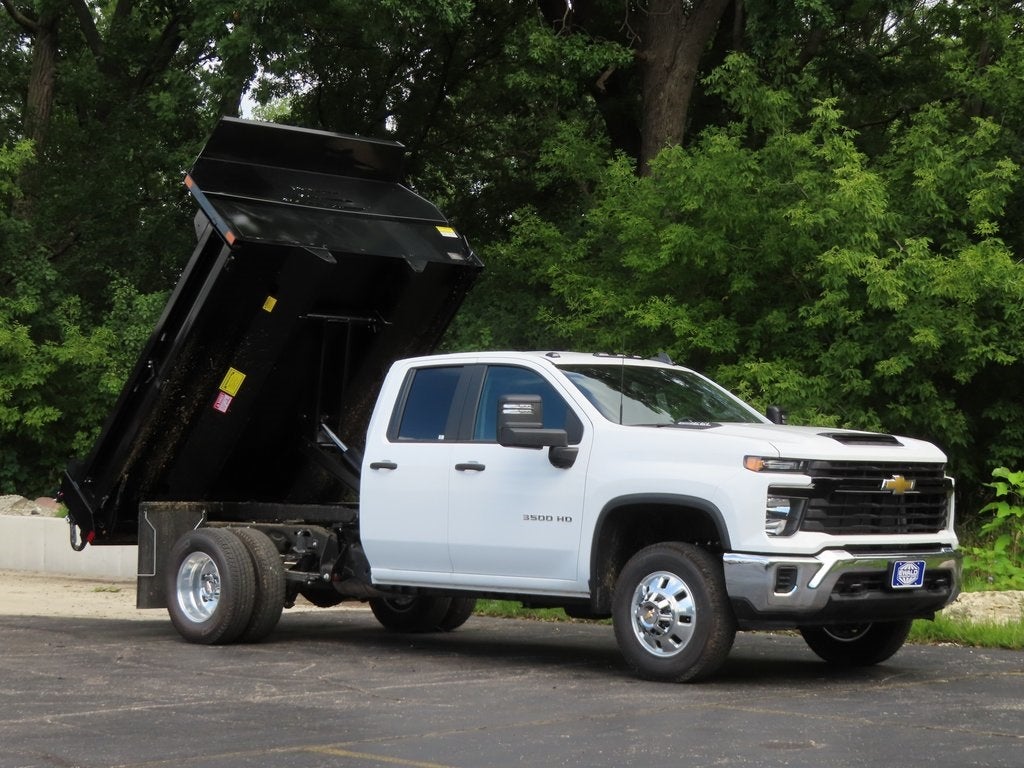 2025 Chevrolet Silverado 3500HD Work Truck MONROE 9 FT STEEL DUMP BODY