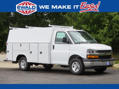 2025 Chevrolet Express 3500 READING 57" SRW, ALUMINUM ROOF CLASSIC SERVICE VAN Cutaway