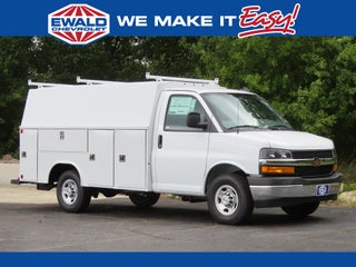 2025 Chevrolet Express 3500 READING 57" SRW, ALUMINUM ROOF CLASSIC SERVICE VAN Cutaway