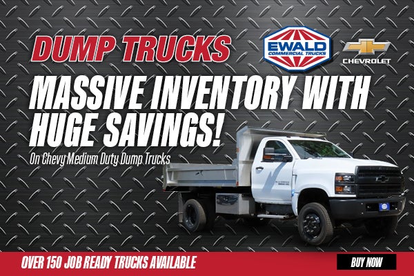 Huge Savings on Chevrolet Dump Trucks 